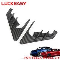for tesla model 3 model y car camera side wing panel cover spoiler dust cover decoration modification accessories model3 2022