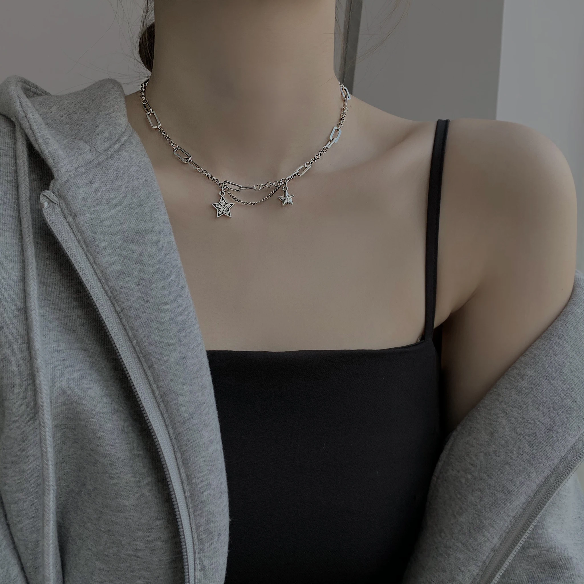 Цветное ожерелье XINGX в холодном стиле Женское Ожерелье индивидуальный тренд