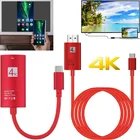 Адаптер для телефона 4K USB-C Type C, кабель для подключения видео HD для MacBook, компьютера, ПК, для Samsung Note20, 10, S20, S10, S9, S8, для ТВ-проектора