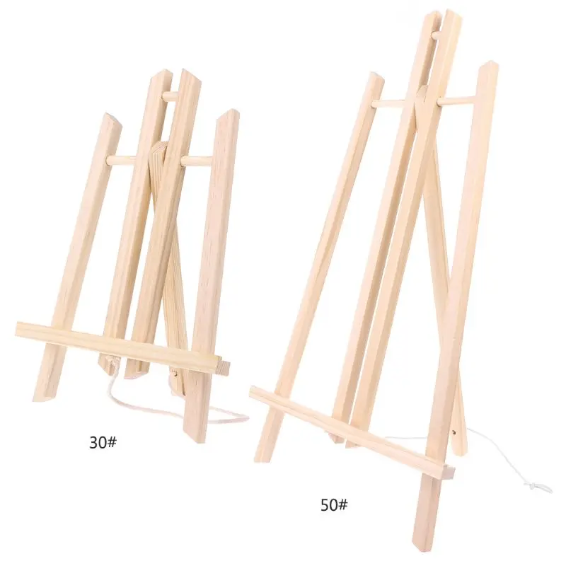 

Hot Sale 50cm Wood Easel Advertisement Exhibition Display Shelf Holder Studio Painting Stand
