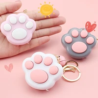 kawaii fidget toys mini cat paw game keychain led electronic memory games for kids adults pop it simple dimple juguetes mochi