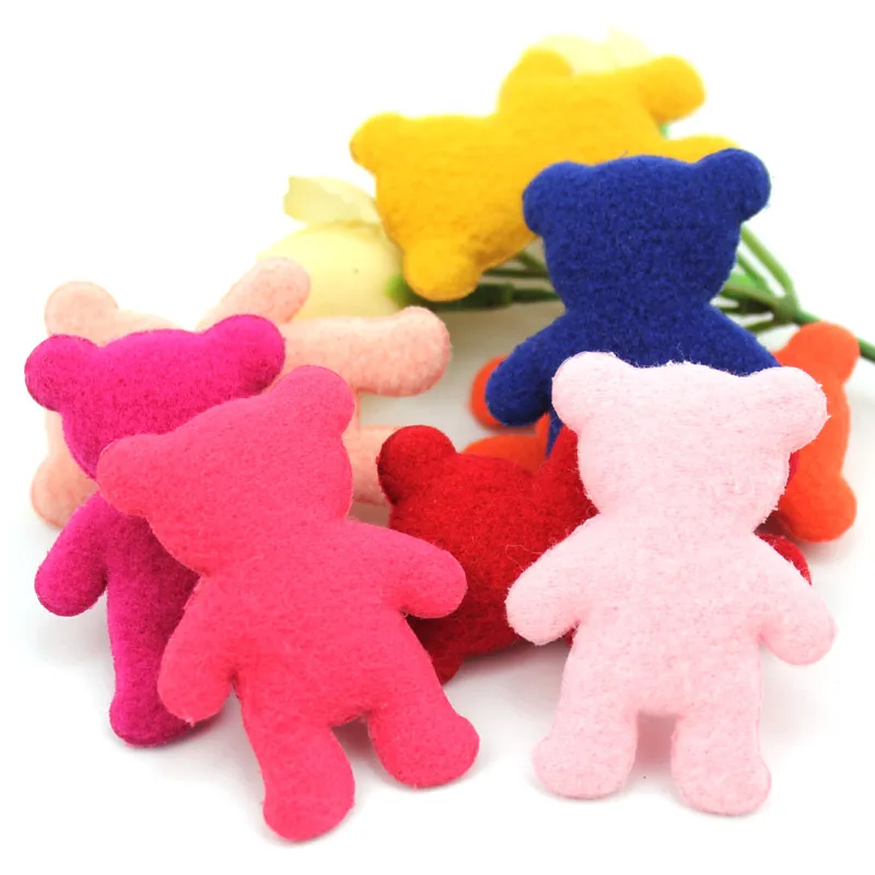 

Аппликации двусторонние пушистые для одежды, 3,5 х5 см, 32 шт.