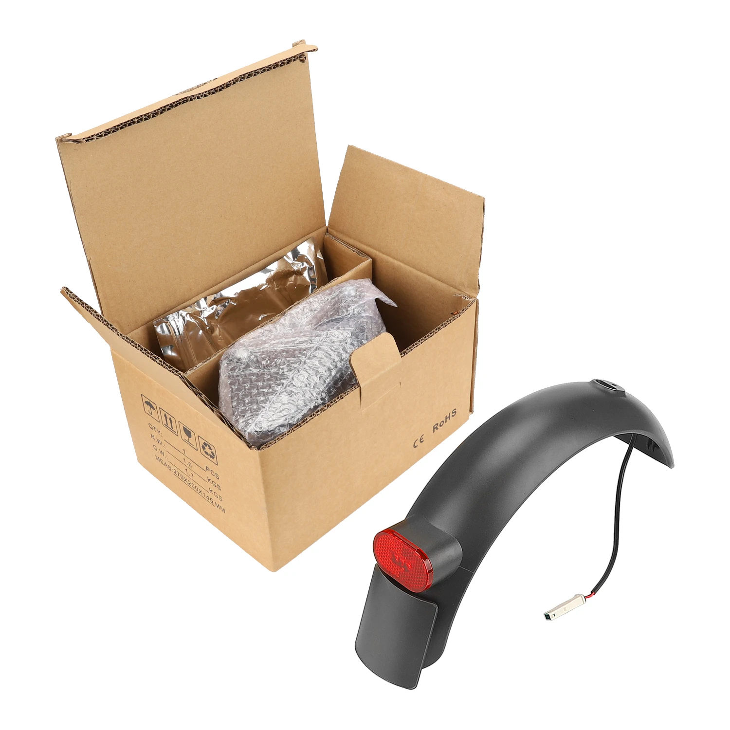 Черная задняя подвеска V2 с брызговиком и амортизатором Tailight для G30 Max аксессуары