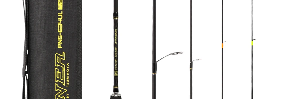 TSURINOYA PARTNER углеродная Удочка 1,89 м 2 UL Tips FUJI Ring Lure вес 2-7 г портативная спиннинговая удочка для морской рыбалки