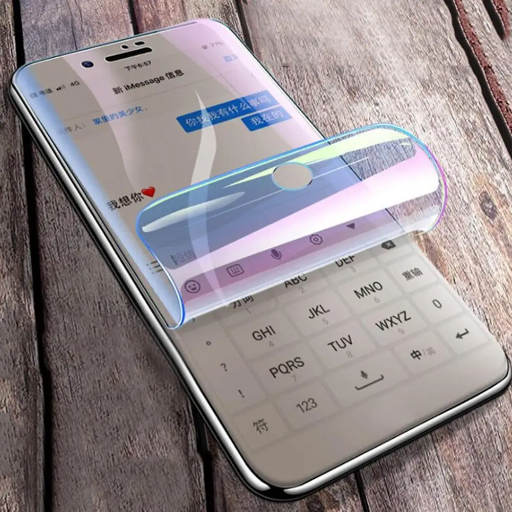 Прозрачный мягкий ТПЭ пленка для экрана анти-отпечатков пальцев Защитная