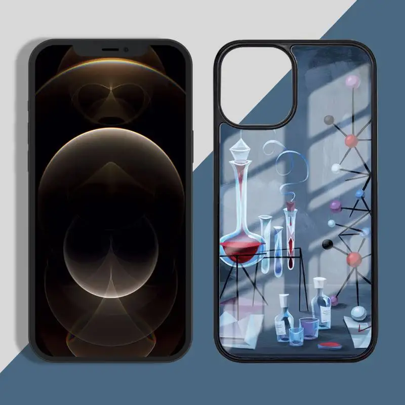 

Biology and Chemistry Phone Cases PC for iPhone 11 12 pro XS MAX 8 7 6 6S Plus X 5S SE 2020 XR