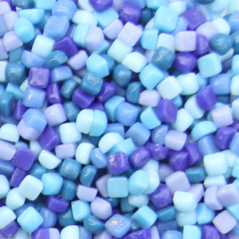 blue mixed 600 шт., мозаичная плитка Glary Jade, сделай сам, мозаичные камни, смешанные цвета, квадратные материалы для детей/детей, 0,58*0,58*0,4 см - Цвет: blue mixed