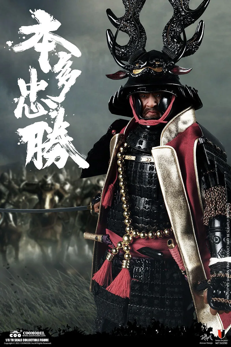 COOMODEL SE090 1/6 HONDA TADAKATSU Figure STANDARD VER 12'' Japanese Samurai Action Doll Full Set Toy | Игрушки и хобби