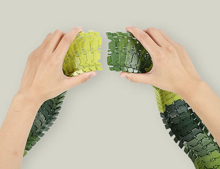 Волшебный трек динозавр железная дорога игрушечный светящийся автомобиль