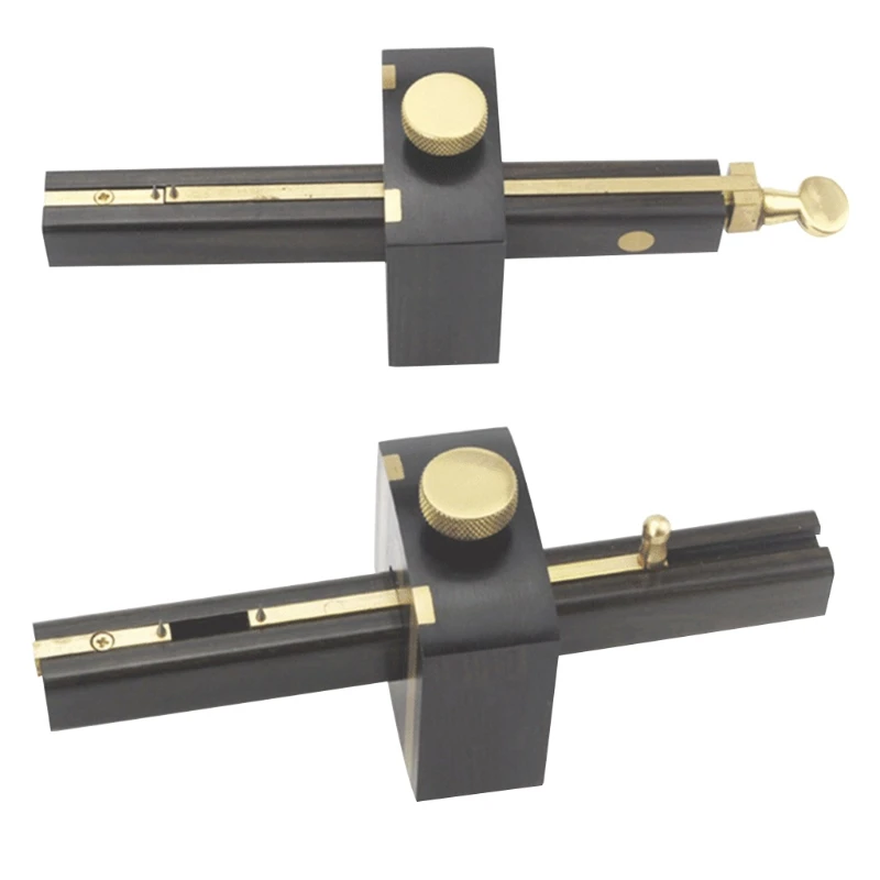 

B9HF Durable Marking Gauge Adjustable Screw Type Carpentry Marker Measuring Tool Durable Marking Tools for Carpenter Work