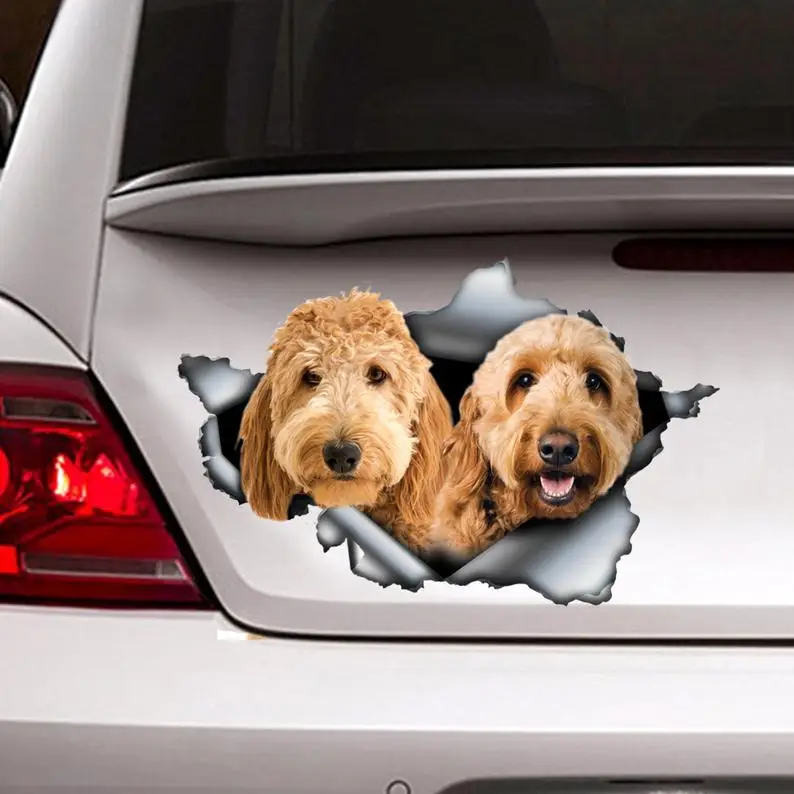 

Goldendoodle sticker , car decoration, Goldendoodle decal, dog decal