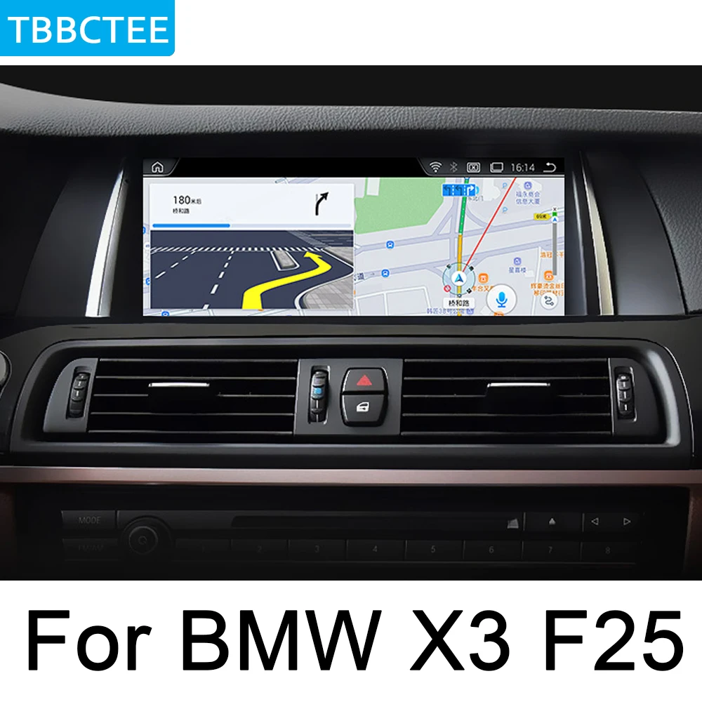Автомобильный мультимедийный плеер для BMW X3 F25 2014-2017 NBT Android автоматическое радио