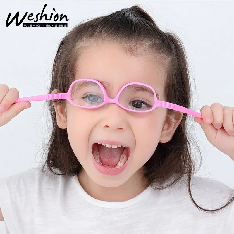 Очки детские с защитой от сисветильник Гибкая оптическая оправа для мальчиков и
