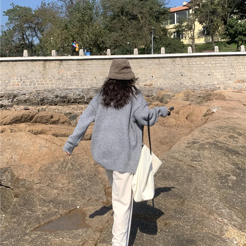 Пуловер Harajpoo Женский трикотажный жаккардовый с круглым вырезом Женская одежда