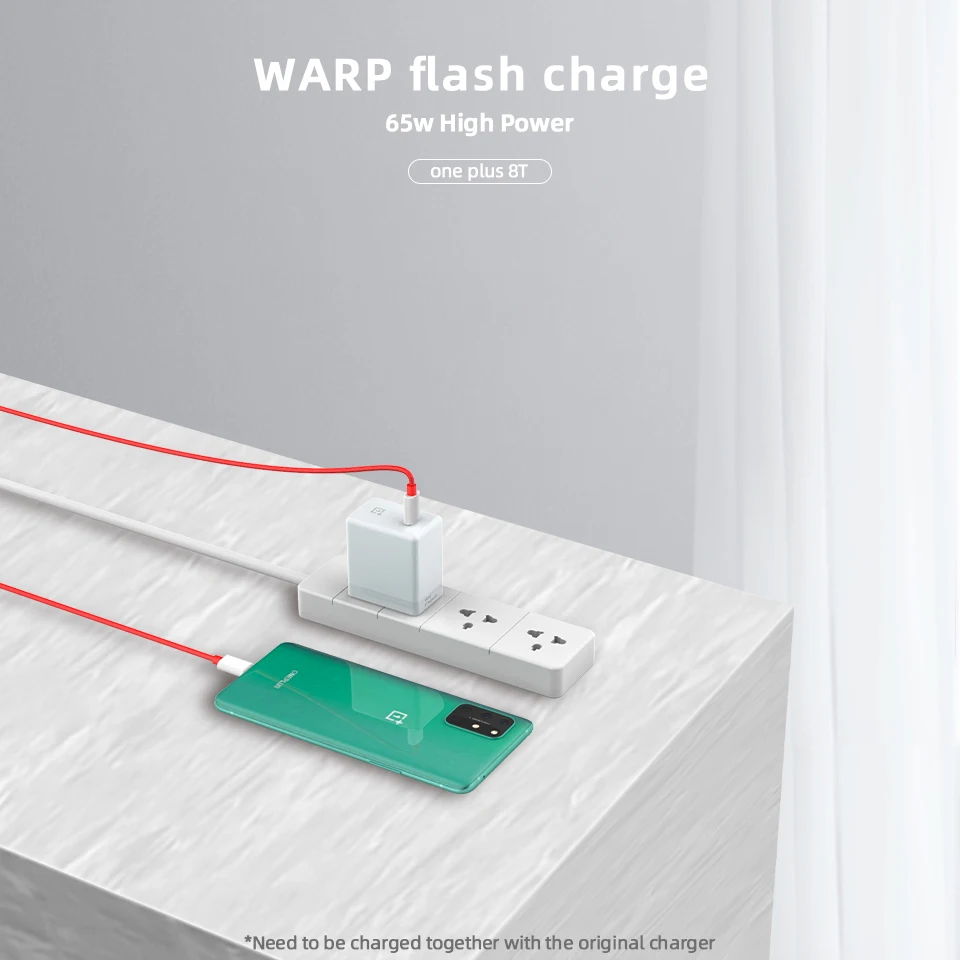 Кабель для быстрой зарядки Oneplus 9 Pro 8 T Warp Charge Type C на оригинальный 6 5a One Plus 7 7t 6t 5t 5 3t