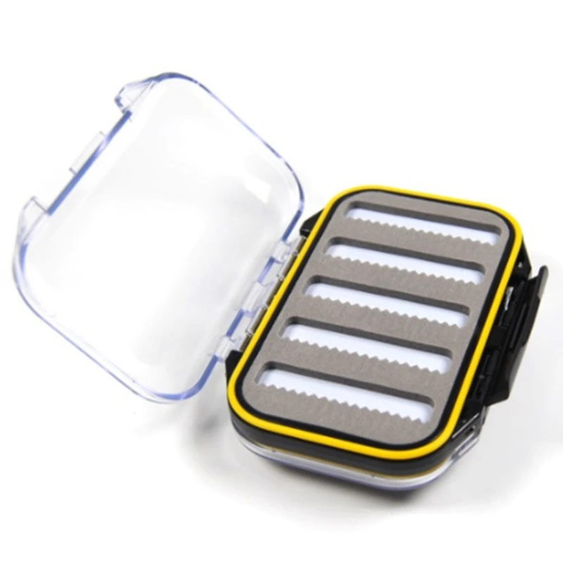 Transparent Double-Sided Fly Box Fishing Double Open Face Gear | Спорт и развлечения