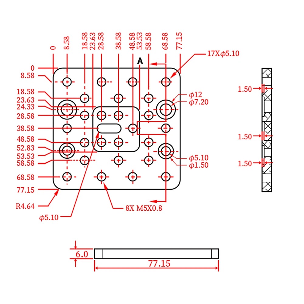 Свинцовый винт T8 Z Axis 3d принтер открытая сборка Z-axis Diy c-луч CNC раздвижной стол 300 мм 400 мм 350 мм линейный привод комплект