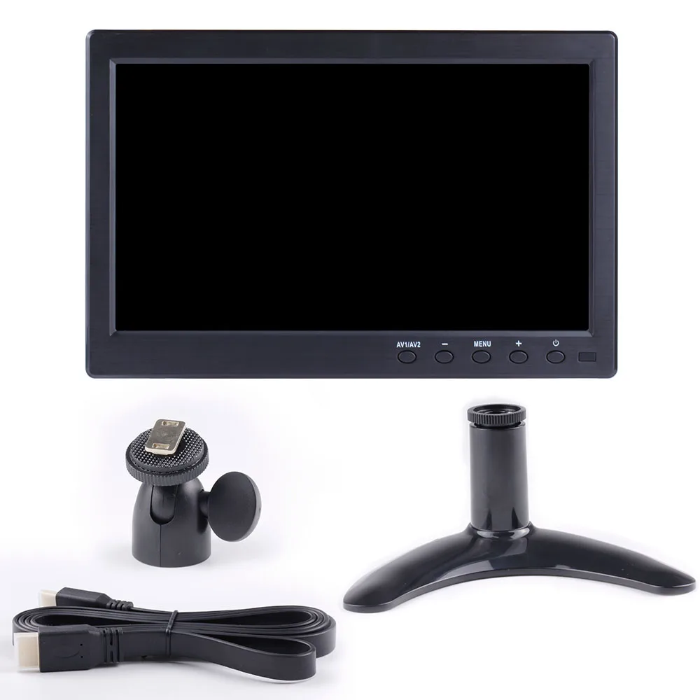 10.1 inch HD Car monitor Computer Reverse Image Flip 2 Channel Input Security Monitor With BNC/AVI/VGA/HDMI 12-24V | Автомобили и