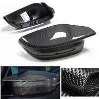 rear view mirror cover for bmw 2021 m3 g80 m4 g82 replacement real carbon fiber ldh car side door window rearview cap case shell