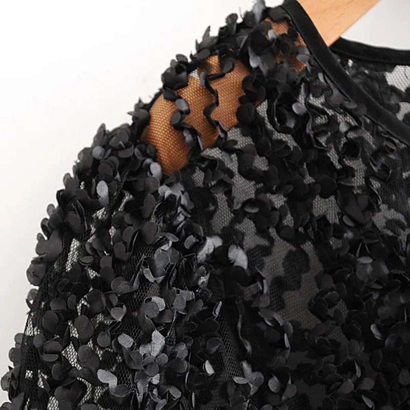 NSZ женское черное Сетчатое вечернее платье сексуальное открытое прозрачное