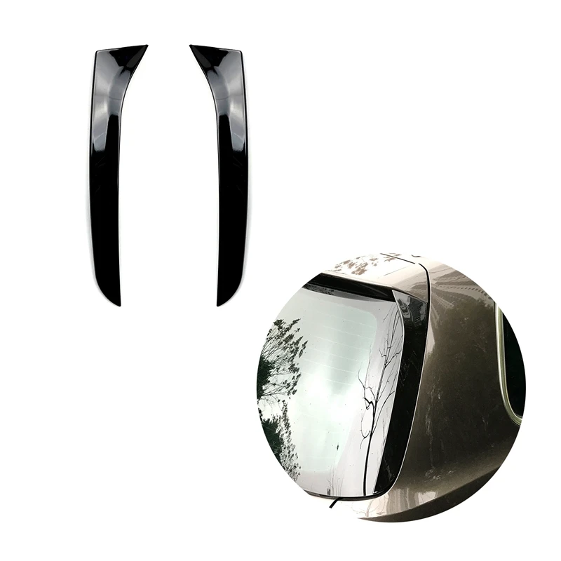 Заднее боковое крыло Стикеры для спойлера отделка крышки глянцевый черный Volkswagen