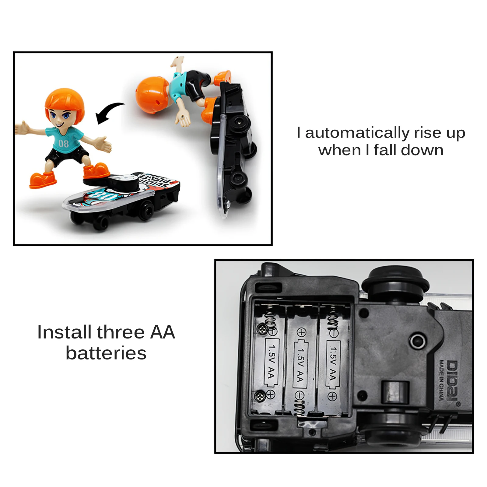 

Children Cartoon Electric Scooter Toys Durable Stunt Dazzle Lighting Music Electric Cartoon 360 Degrees Rotation Scooter for Kid