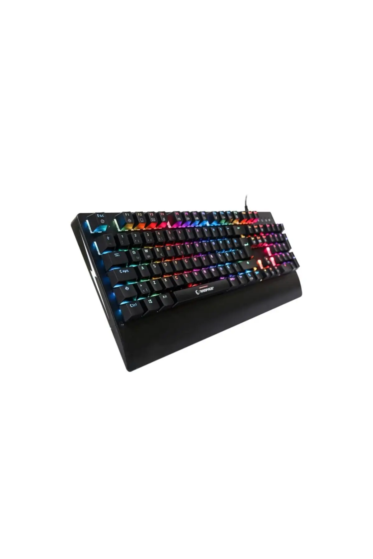 Rmk-gx7 Strıke Usb Rainbow Backlit Q Switch Red Switch Gaming Player Mechanical Keyboard