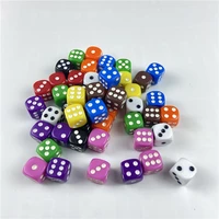 drinking dice acrylic 100200pcslot 16mm round corner hexahedron dice party playing game rpg dice clubpartyfamily board games