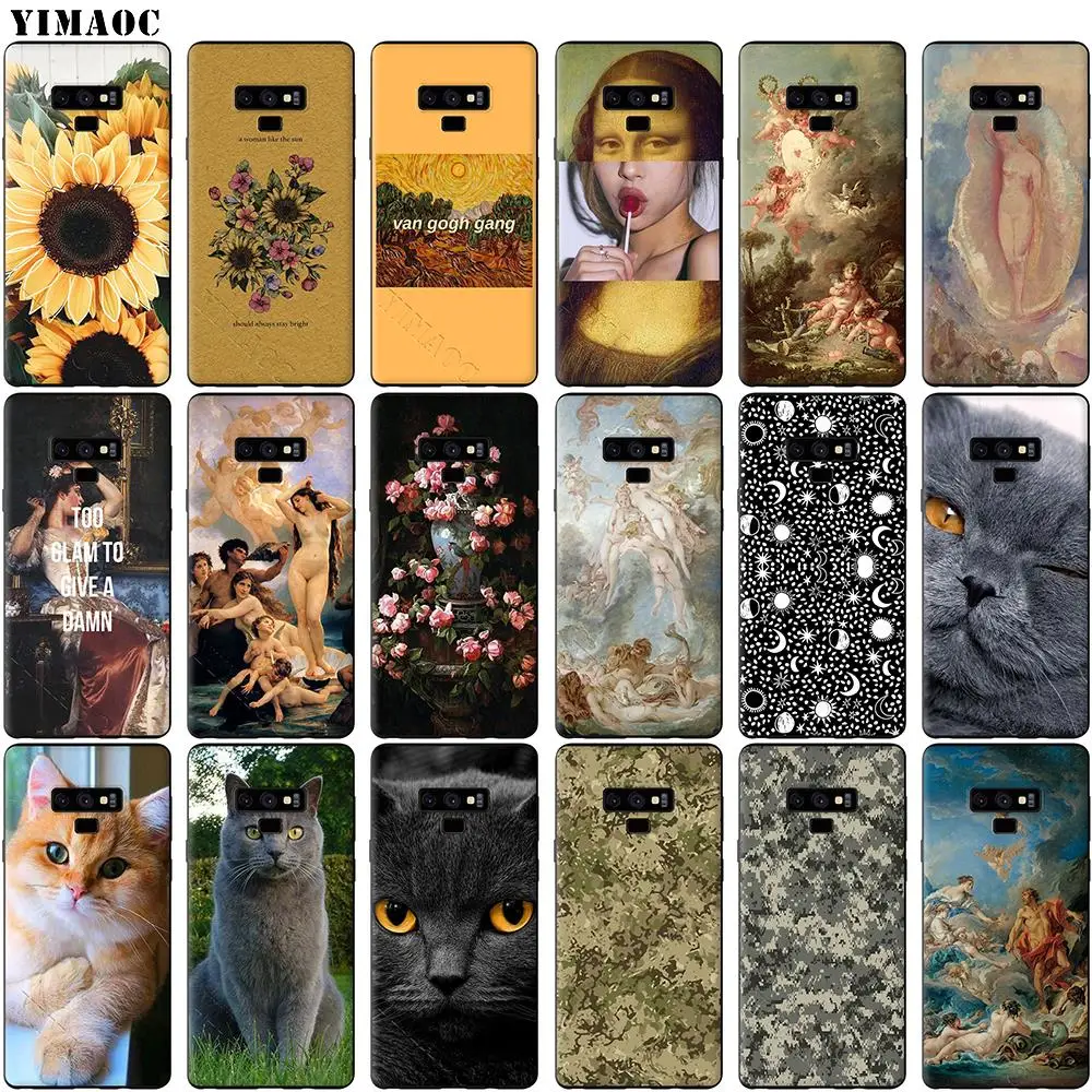 Чехлы для телефонов Samsung Note 9 мягкий силиконовый чехол Galaxy Note9 E-5 Coque Funda Роскошный