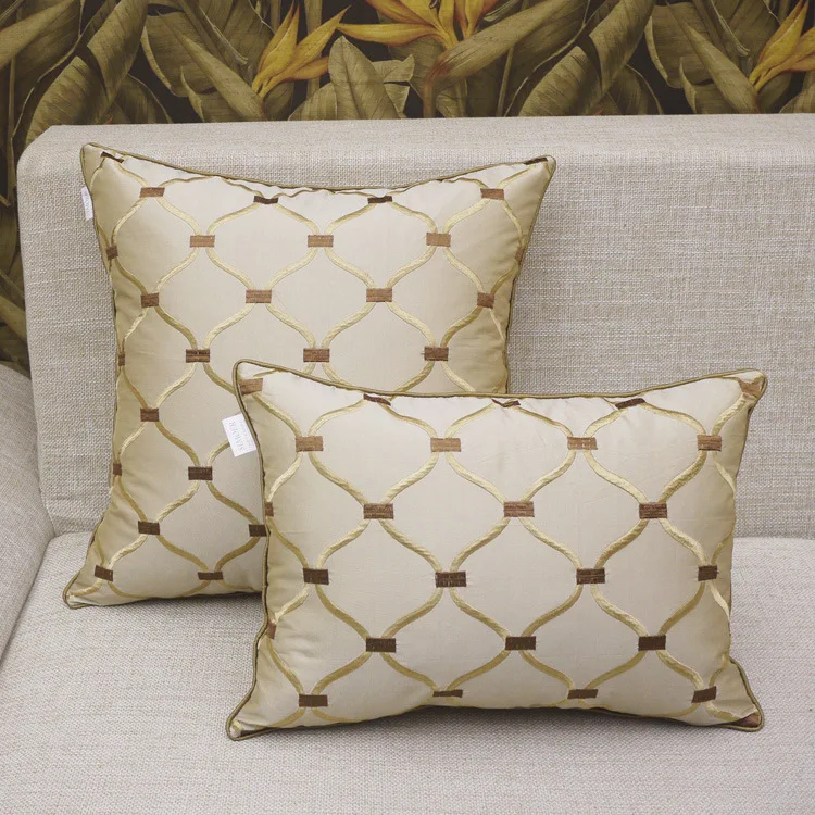 Роскошные наволочки с вышивкой наволочка для подушки домашняя декоративная