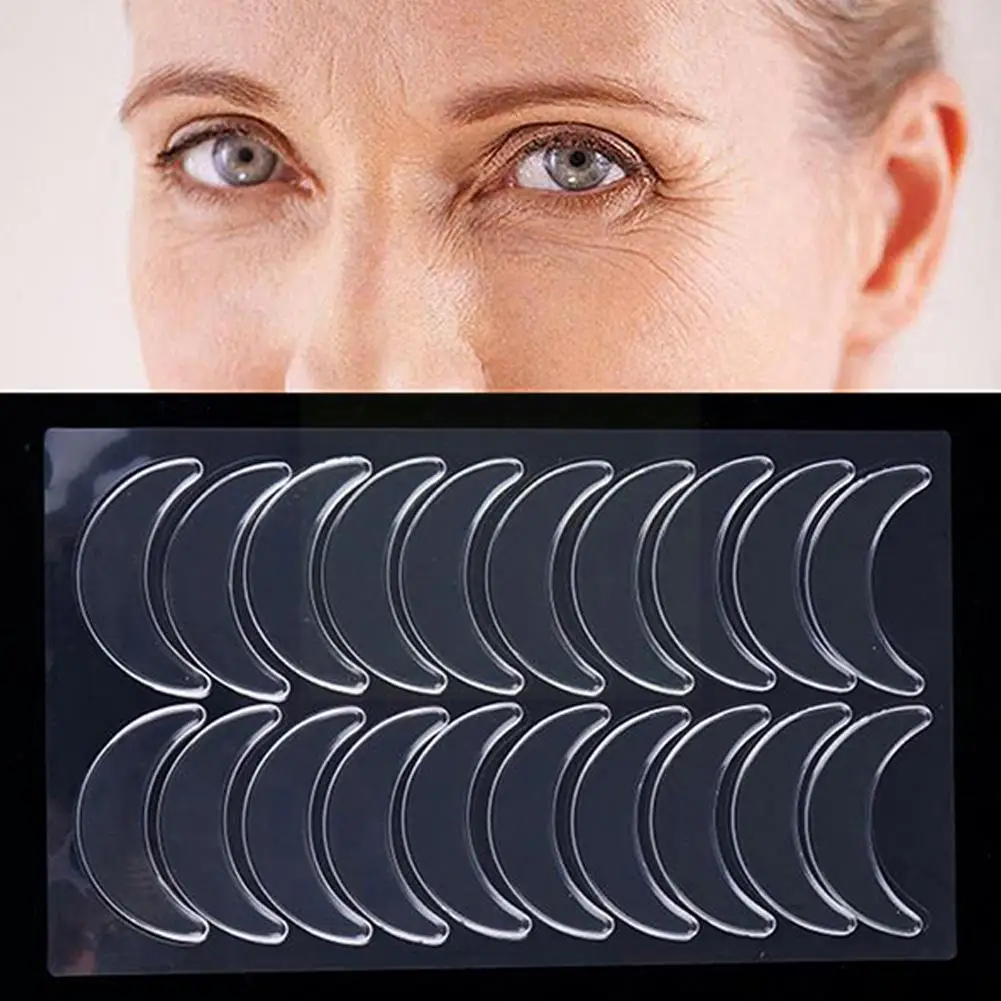 

10 Pairs Of Silicone Waterproof Silicone Anti-wrinkle Pad Care Patch Eye Pad Care With Eye Eye Skin Eye H4X4