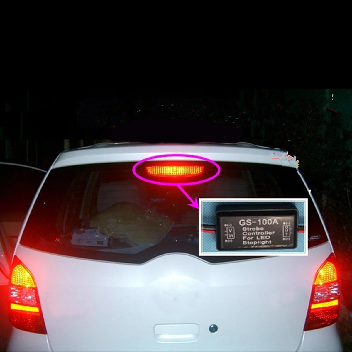 

2pcs 24W Flash Strobe Controller Flasher Module for LED Brake Light Tail Stop Light 12-30V