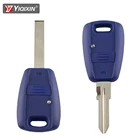Чехол YIQIXIN для пульта дистанционного управления автомобилем, 1 кнопка, синий, черный