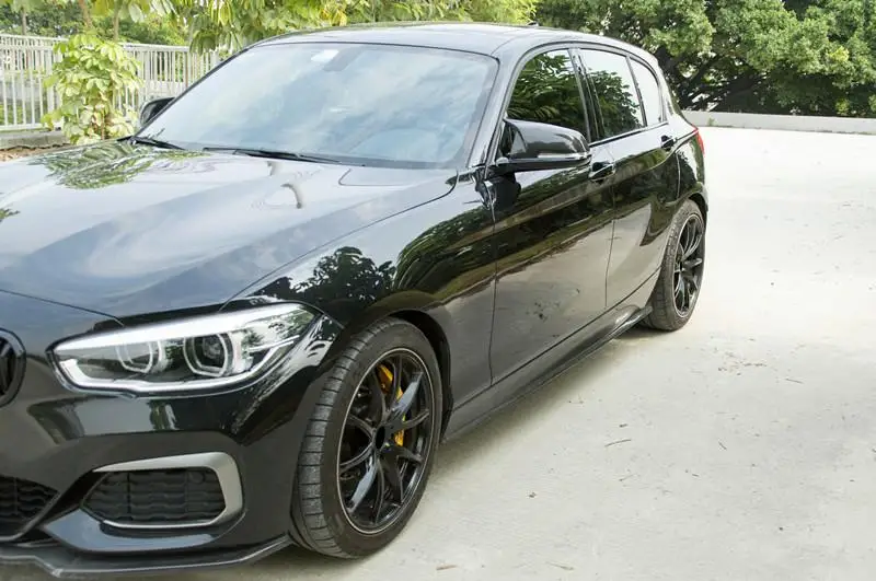 Передние боковые юбки из углеродного волокна для BMW M125i M140i M135i задний спойлер