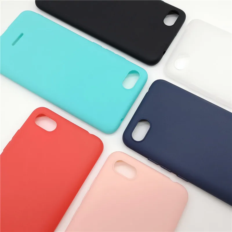 Чехол для Xiaomi Redmi 6A 7A 8A 8S силиконовый чехол мягкий из ТПУ карамельного цвета redmi 6a 6