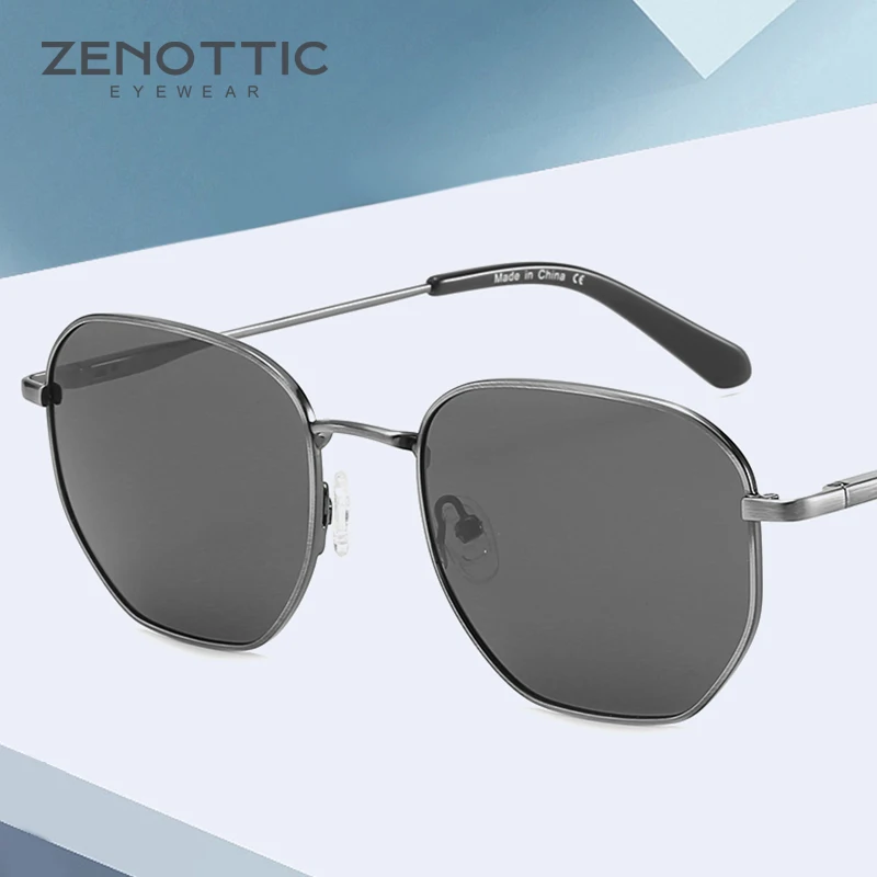 ZENOTTIC классические квадратные поляризационные солнцезащитные очки для мужчин и