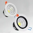 COB точечные светильники, светодиодные потолочные светильники, встроенные яркие антибликовые пуховые светильники, домашний фон для гостиной, настенный, для магазина одежды