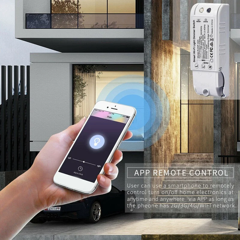 WiFi умный светильник с диммером беспроводной модуль Tuya Smart Life приложение