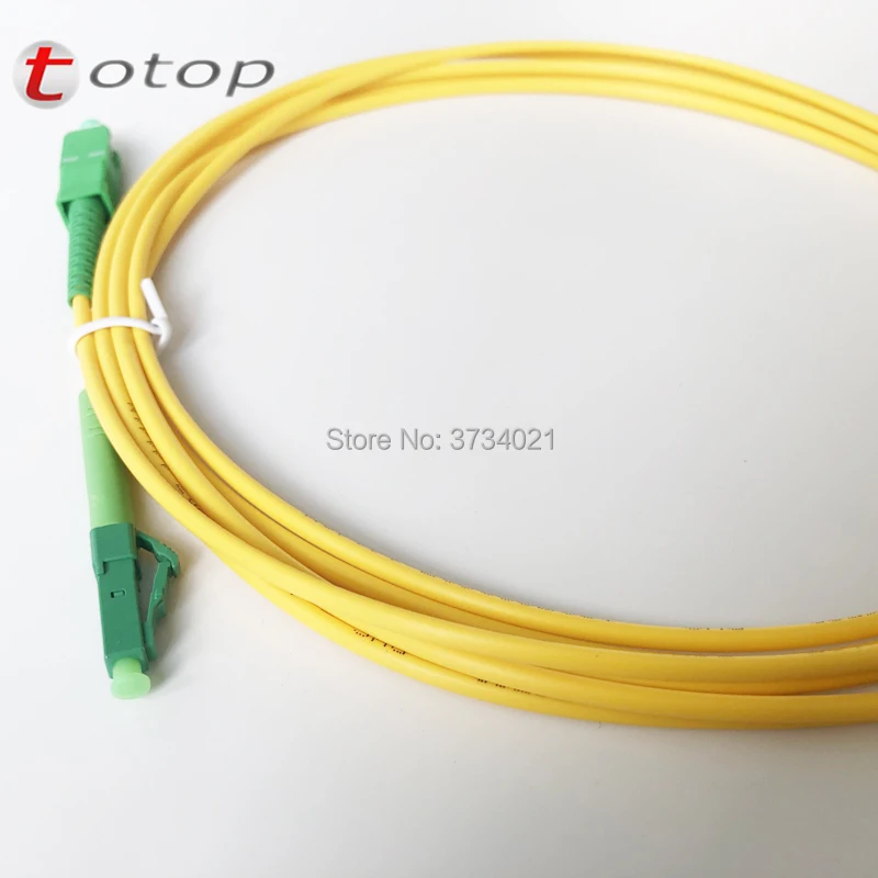 

10 шт./лот SC/APC FC/UPC LC/APC SC/UPC Волоконно-оптический кабель SM simplex 3 мм G657B3 ПВХ патч-корд длиной 2 м