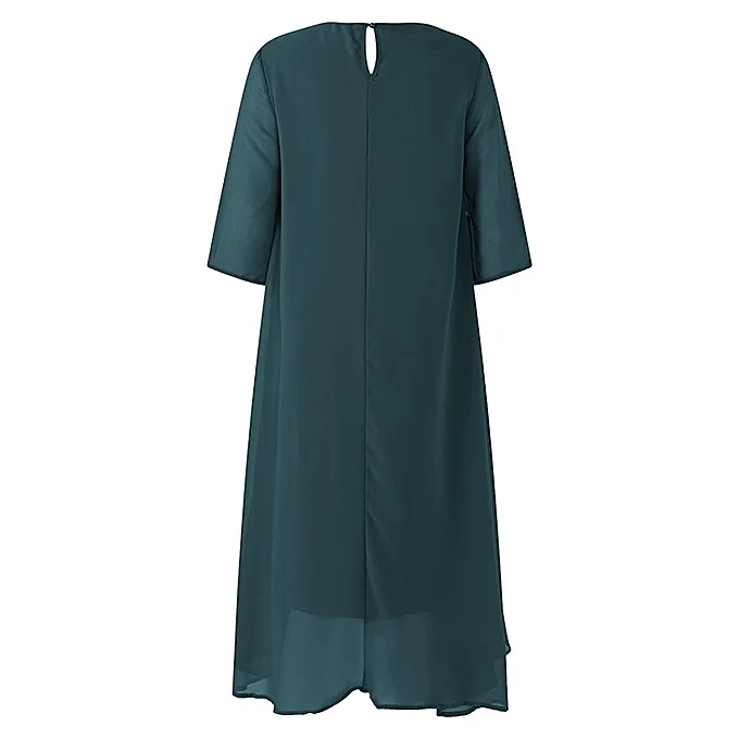 Осеннее офисное женское платье размера плюс XXL XXXL элегантные вечерние миди