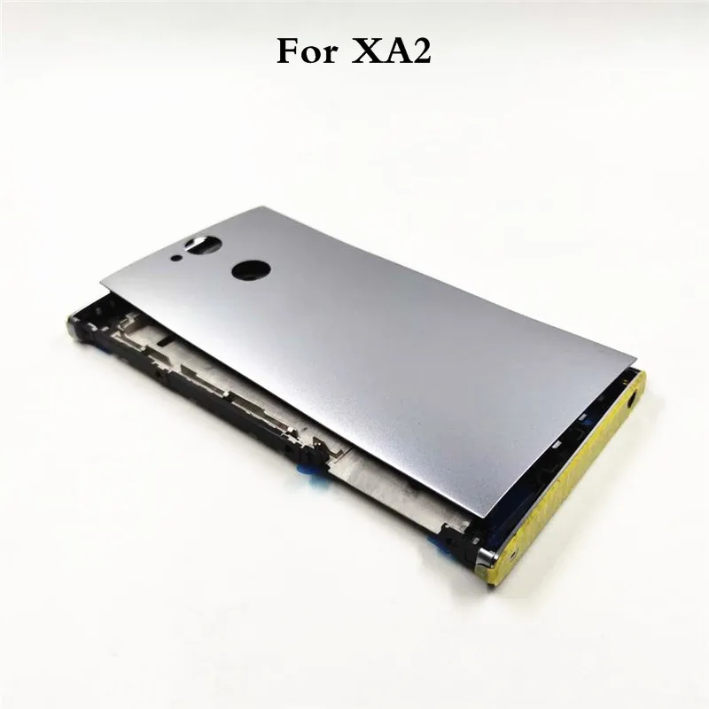 

Средняя передняя рамка Безель полный корпус для Sony Xperia XA2 H4133 H4131 H4132 с задней крышкой батареи