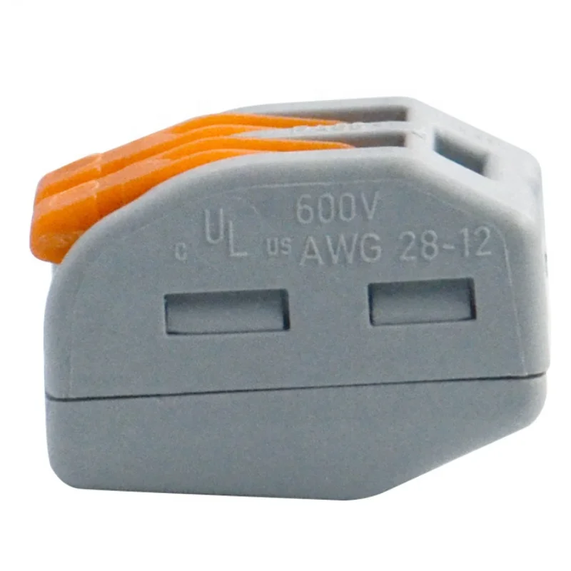 

Wago Wire Connector 222-412 2pin for Wiring Up To 4mm Square Terminal Eletrico Electrical Connectors Terminator