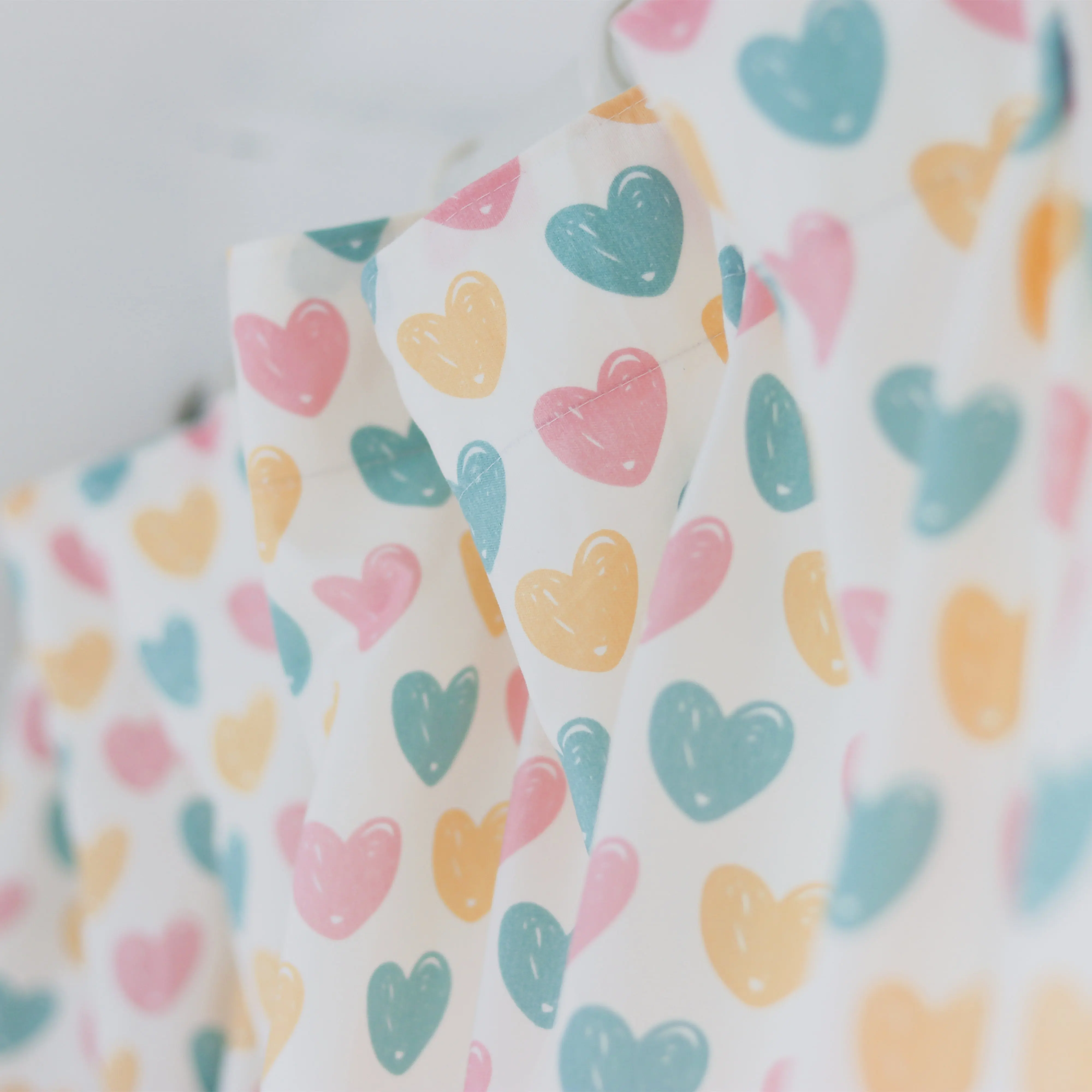 Занавеска Милая любовь для девочек тканевая драпировка с принтом детской