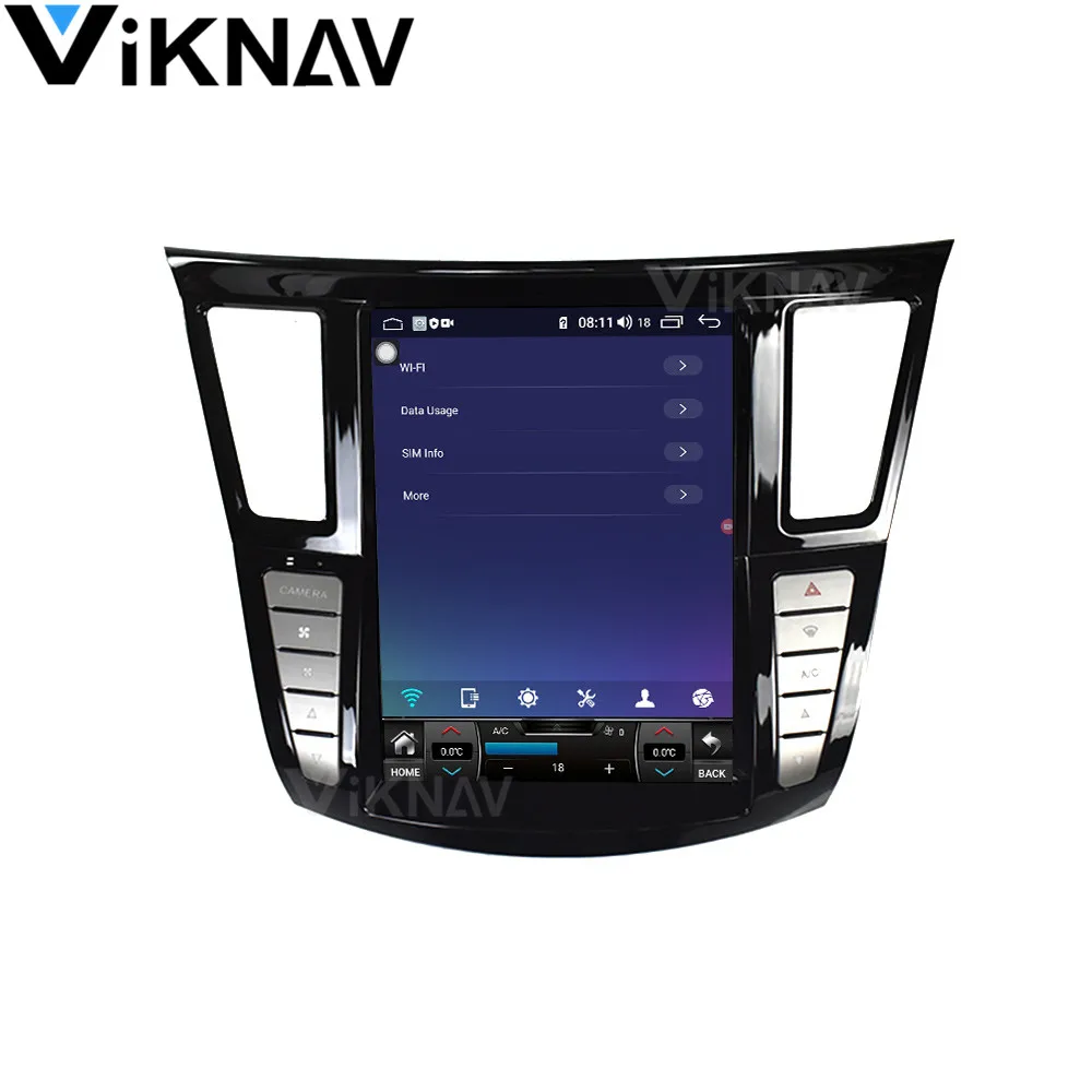

12,1 "Автомагнитола в стиле Tesla для Infiniti JX35 2011 2012 2013 Android автомобильный радиоприемник, мультимедийный плеер с GPS