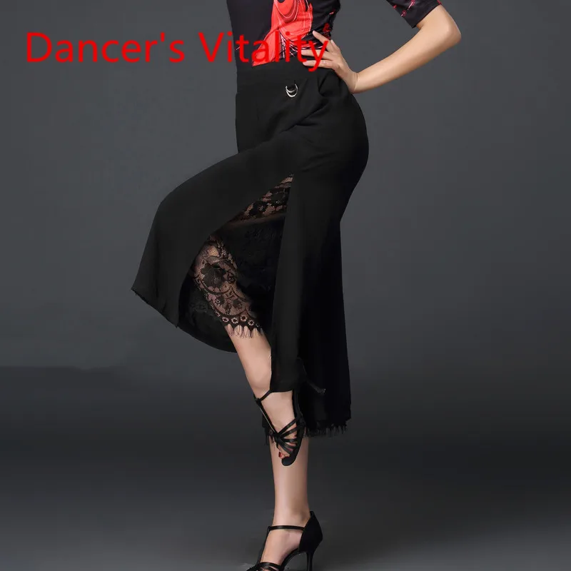 

National Standard Dance Modern Dance Wide Leg Pants Exercise Clothes New Female Adult Summer Latin Dance Performance Pants