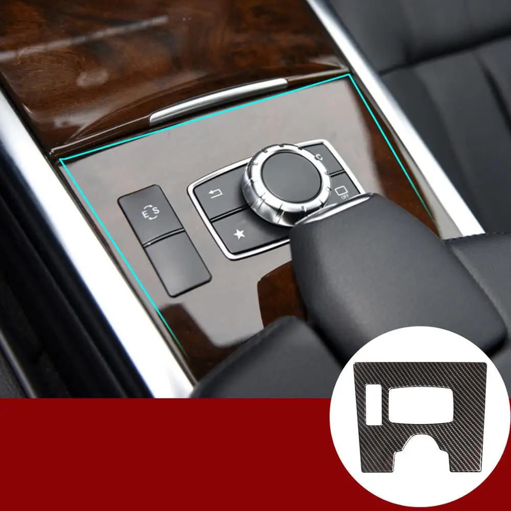 

For Mercedes Benz E Class W212 2014-2015 Car styling ABS Carbon Fiber Central Control Mode Panel Trim Car Interior Accessories
