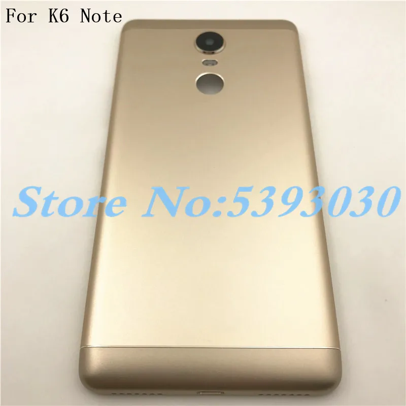 Новый 5 дюймовый металлический чехол для задней крышки батареи lenovo K6 Note без