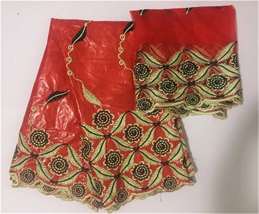 STILL FLY bazin riche brocade 2019 nouveau high quality african fabric brode for wedding 5+2yards/lot | Дом и сад