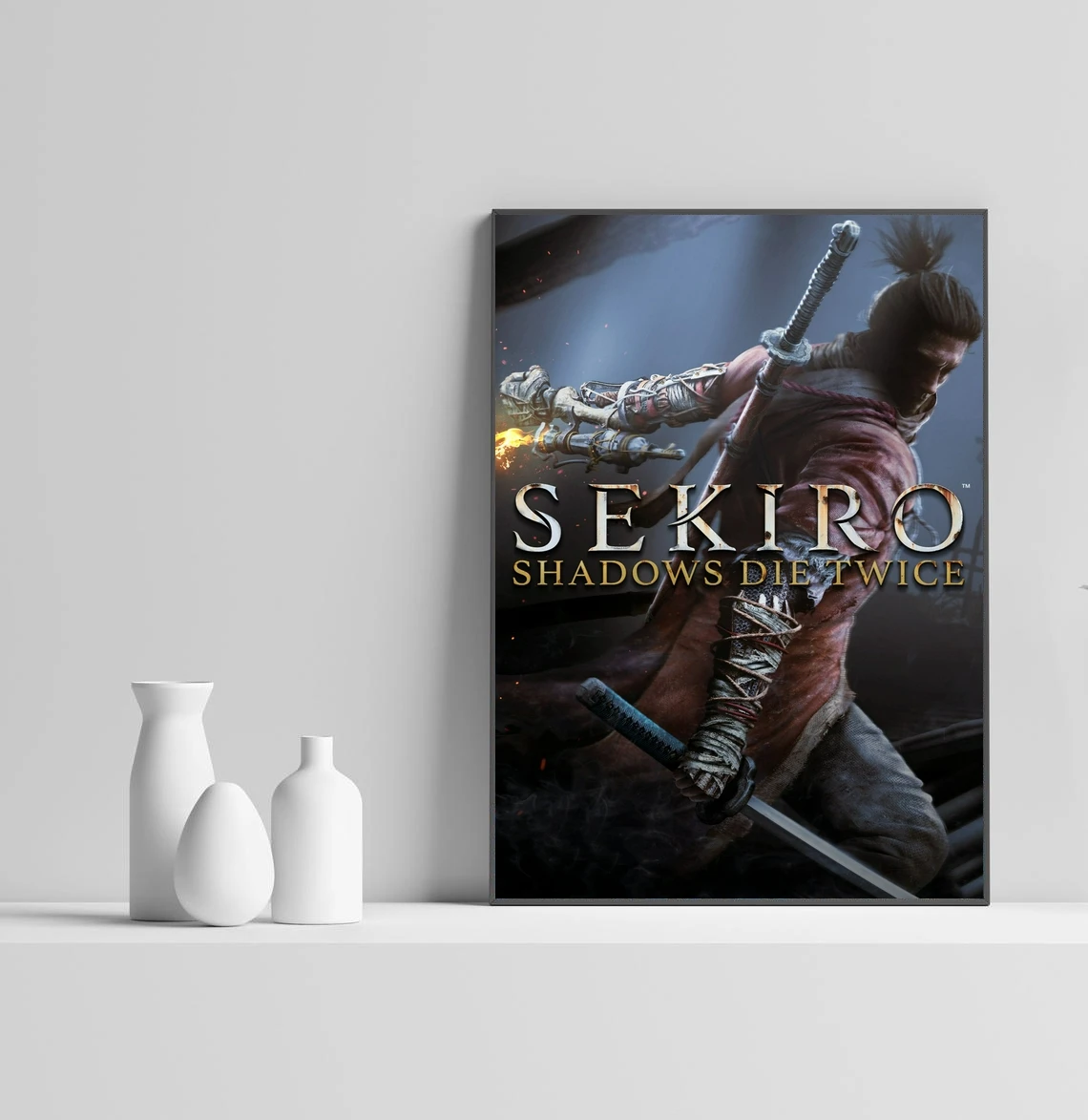 Sekiro игровой постер украшение для домашней настенной живописи (без рамки)