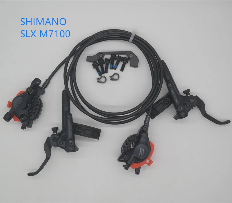 Велосипедный гидравлический тормоз SHIMANO SLX M7100 дисковый для горных велосипедов с 2
